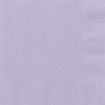 20pk Lavender Solid Colour Beverage Luncheon Napkins Serviettes 31351 31352