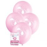 Umbrellaphant Baby Shower Girls Pink 8 Latex Balloons 30cm (12″) 41665