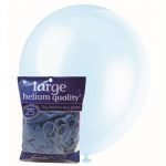 25pk Sky Blue Solid Colour Latex Round Balloons 30cm Party Decorations MFBD-2522