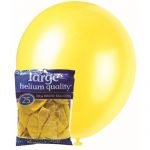 25pk Yellow Solid Colour Latex Round Balloons 30cm Party Decorations MFBD-2541