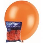 25pk Orange Solid Colour Latex Balloons 30CM MFBD-2544