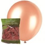 25pk Metallic Rose Gold Solid Colour Latex Round Balloons 30cm Party Decorations MFBM-2574