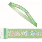 Gender Reveal Sash Baby Shower Party Accessories 61893