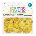 30pk Pirate Gold Coins Treasure Favours 84776