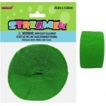 Lime Green Crepe Streamer Paper Party Decorations 6355