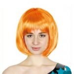 Orange Womens Short Synthetic BOB Wig 22412