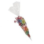 25pk Large Cello Clear Lolly Cone Cellophane Party Bags 61997