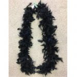 Black Feather Boa 150cm 1920s 20s Party Accessories PW9389