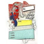 Spider-Man Party Invitations 8pk With Envelopes Spiderman E5895