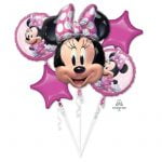 Bouquet Foil Balloons 5pk Disney Minnie Mouse 4070601
