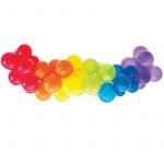 Rainbow Balloon Garland 40PCS Rainbow Party E6753