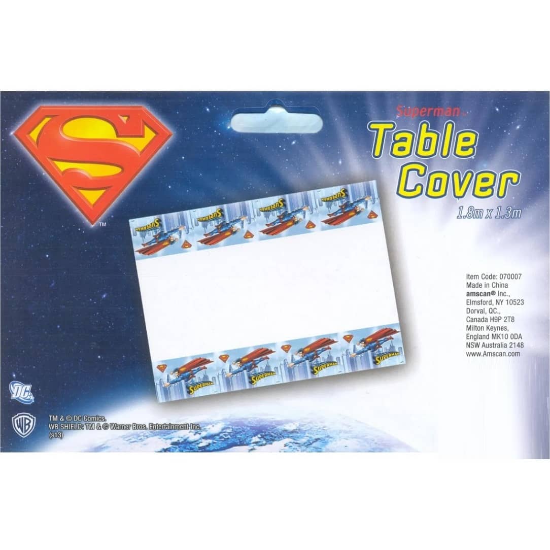 Table Cover Superman Tablecloth 070007