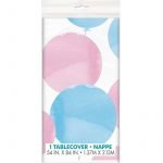 Table Cover Gender Reveal Tablecloth 76083