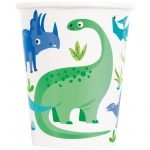 Paper Cups 8pk Dino Dinosaurs 78306