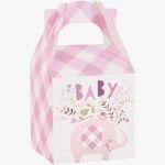 Treat Boxes 8pk Baby Shower Girls Pink Favour Box 78409