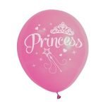 Latex Balloons 10pk Princess Decorations E3305