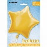 Foil Balloon 50CM Gold Star Shape 53321