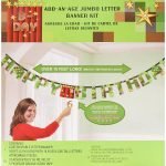 Personalised Jumbo Banner TNT Minecraft Style Add-An-Age Banner Kit 120273