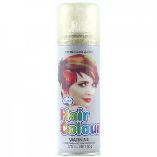 Glitter Gold Hair Spray 175ML Temporary Coloured - Nexta Party