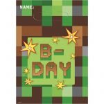 Party Bags 8pk TNT Minecraft Style 371778