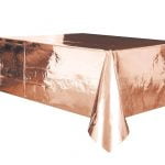 Table Cover Rose Gold Solid Colour Tablecloth E7774