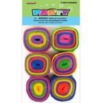 Rainbow Crepe Streamers Paper Party Decorations MFST-6R