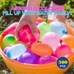 Water Bomb Balloons 500pk Multi-colour 214044