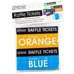 Raffle Tickets 400PCE Coloured Booklets 214389