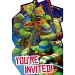 Party Invitations 8pk Teenage Mutant Ninja Turtles TMNT Invites 491194
