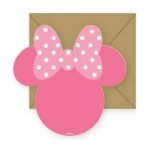 Party Invitations 8pk Disney Minnie Mouse E5866