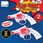 Toy Revolvers 2 Cap Guns & 864 PCE Shot Ring Caps 52134-6