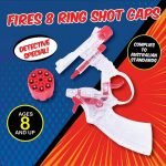 Toy Revolvers 2 Cap Guns & 864 PCE Shot Ring Caps 52134-6