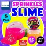 Rainbow Sprinkles Slime 8pk Party Favour 225743