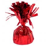 Balloon Weights 6pk Red Foil 4942