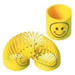 Mini Yellow Smile Springs 12pk Party Favour 390402
