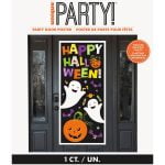 Door Poster Happy Halloween Cat & Pumpkin Trick Or Treat 78009