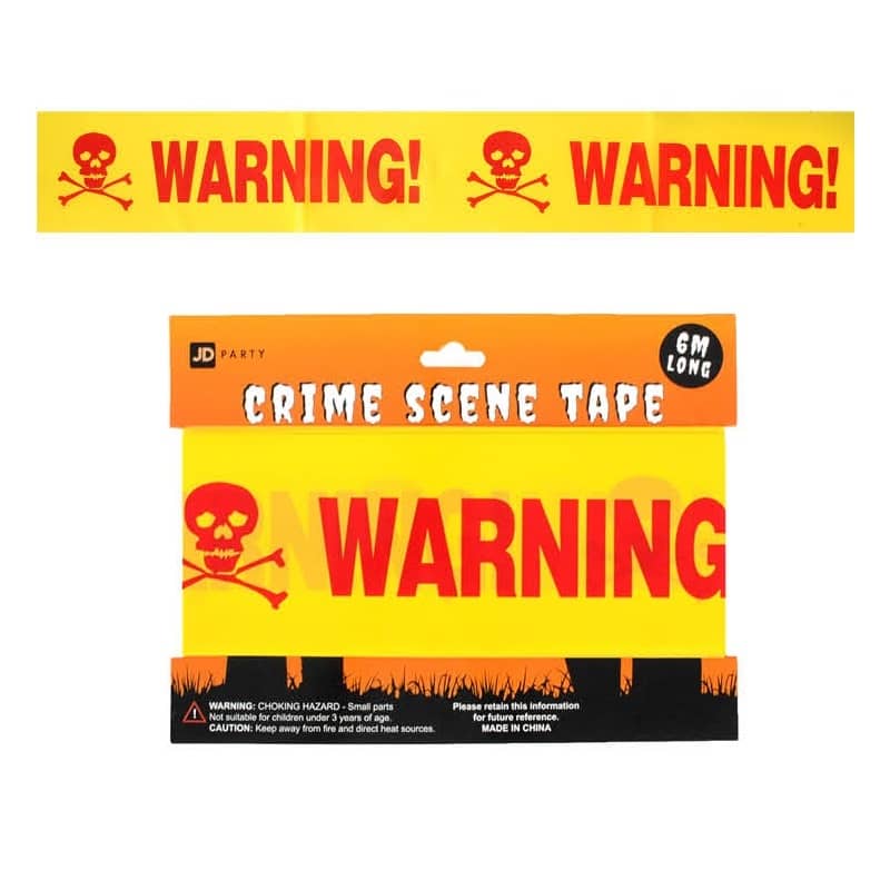 Crime Scene Tape 6M Halloween Warning 23011-01