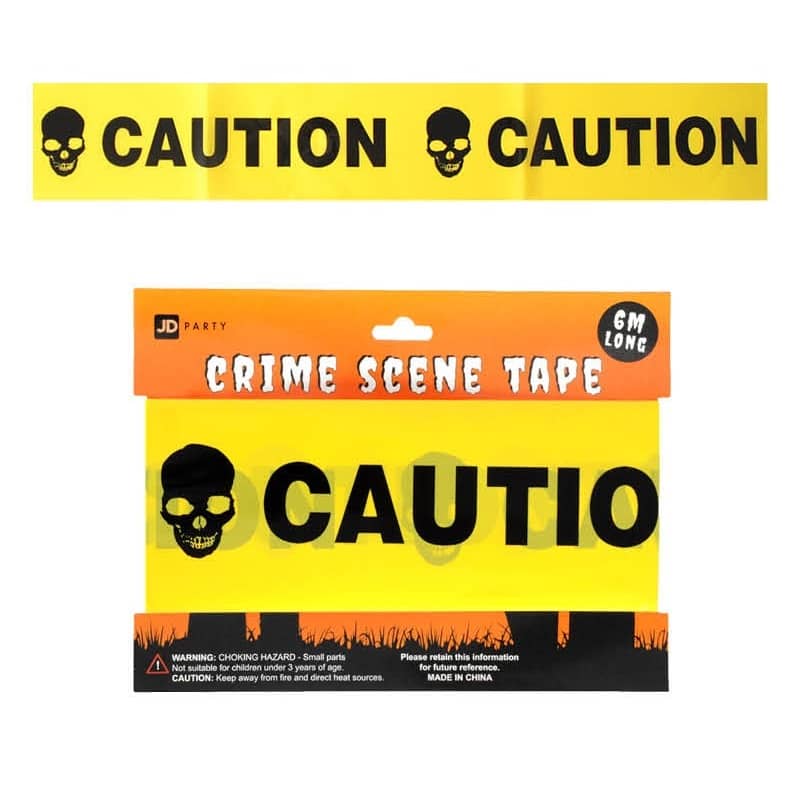 Caution Tape 6M Halloween Crime Scene 23011-02