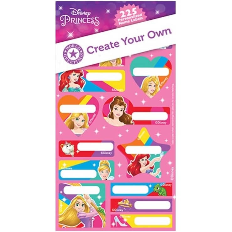 Sticker Book 225pk Disney Princess Party Favour WEB5950