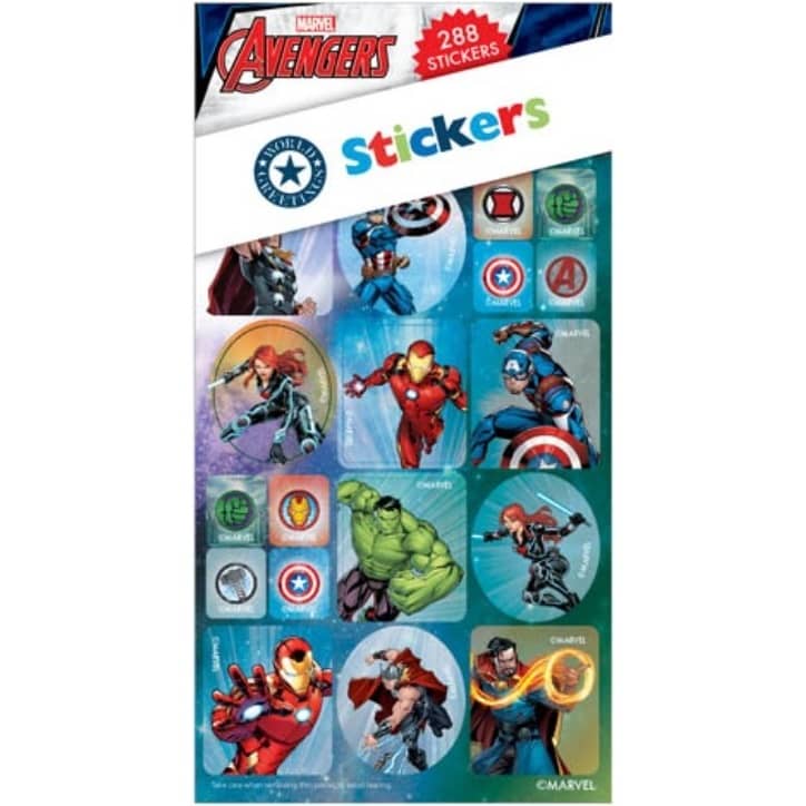 Sticker Book 288pk Avengers Party Favour WEB6059