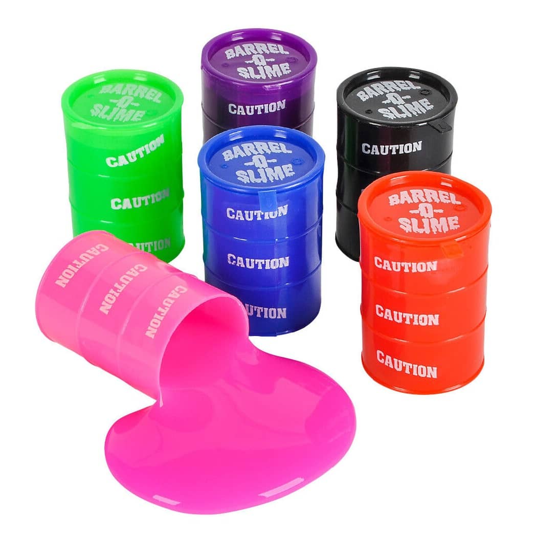 Slime In A Barrel 110g 6pk Party Favour 207039