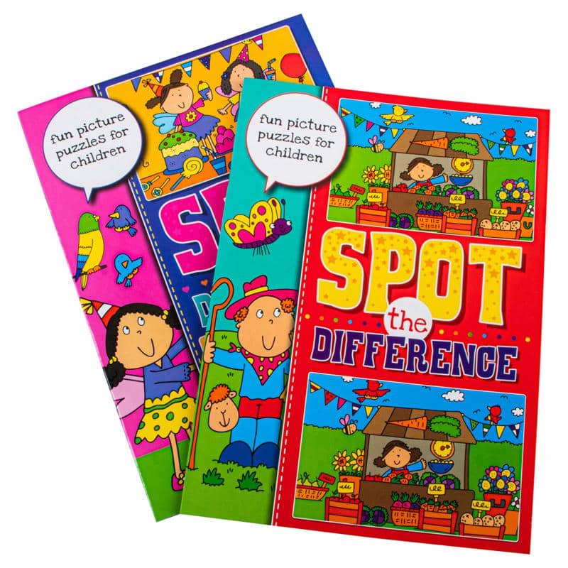 Activity Books 2pk 32PG A4 Spot The Difference 245031