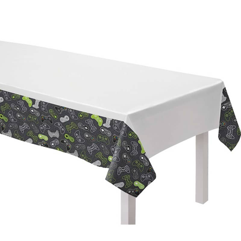 Table Cover Level Up Gaming Party Paper Tablecloth 572948