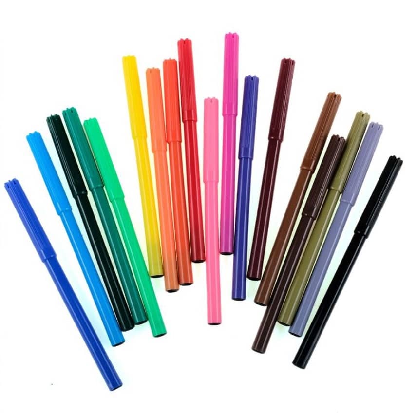 Colouring Pens Colour Markers 18pk