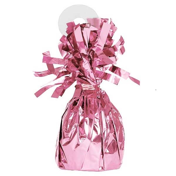 Balloon Weights 6pk Light Pink Foil 4946-6