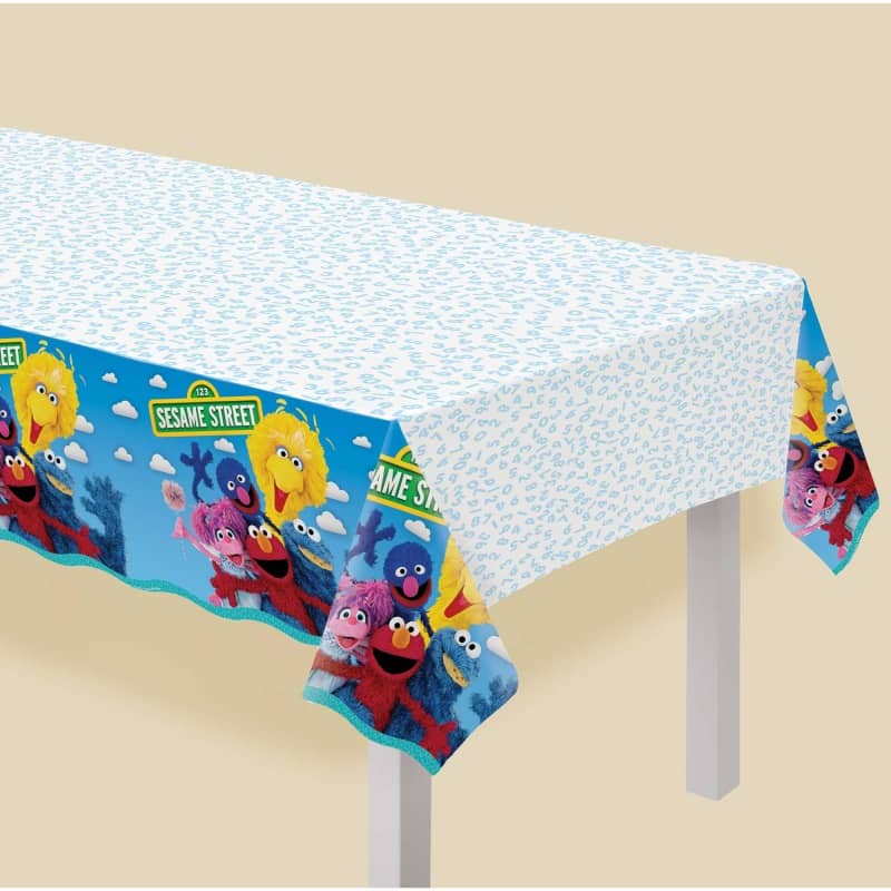 Sesame Street Plastic Table Cover Tablecloth